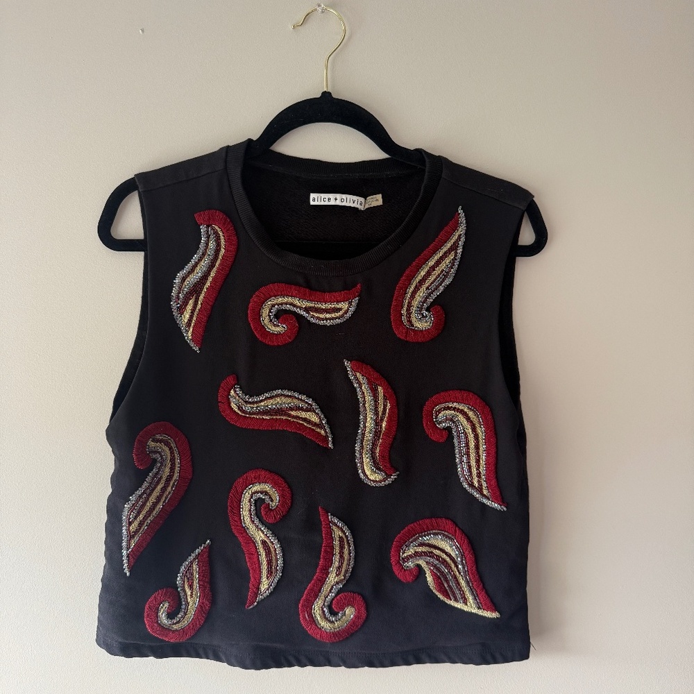 Alic & Olivia Crop Top